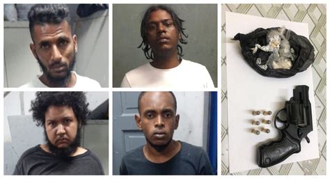 Four Charged With Possession Of Gun And Ammunition Trinidad Guardian