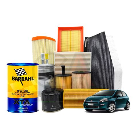 Kit Tagliando Fiat Punto Evo 1 3 Multijet Olio Bardahl 5w30 XTA