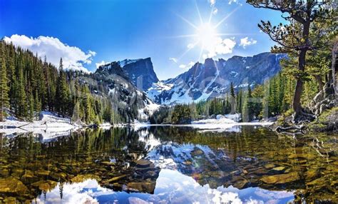 Cuadro De Paisaje De Monta A Con Nieve Cuadros Splash