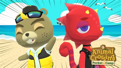 Animal Crossing Pocket Camp Adds Cj And Flick From New Horizons