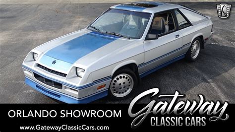 1984 Dodge Shelby Charger For Sale Gateway Classic Cars Orlando 1657