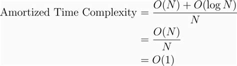 What Is Amortized Time Complexity Analysis Dev Community