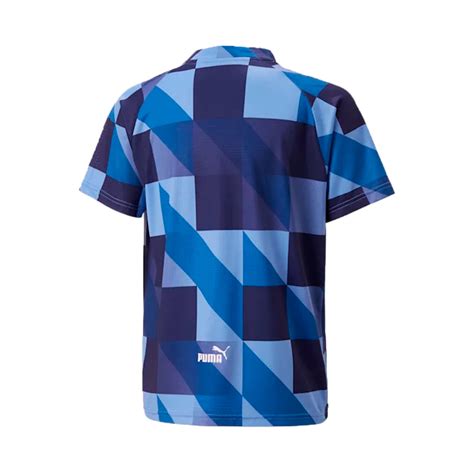 Camiseta Puma Manchester City Fc Pre Match Ni O Lake Blue