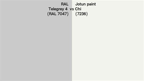 Ral Telegrey Ral Vs Jotun Paint Chi Side By Side Comparison