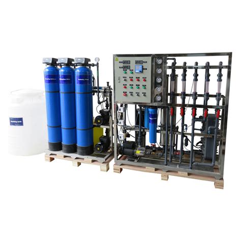 500lph Industrial RO EDI Water Equipment Waste Water Purification