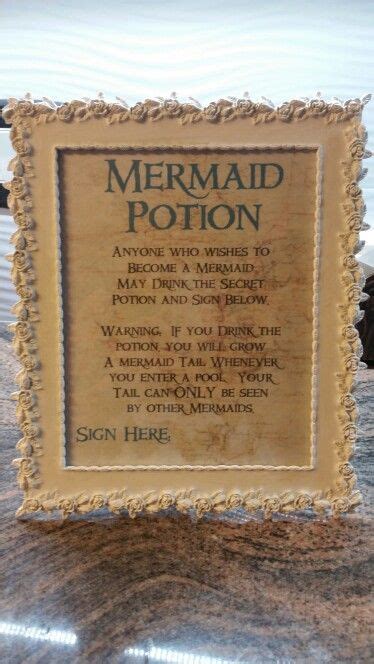 Mermaid Potion Potions Recipes Mermaid Spells Mermaid Meaning