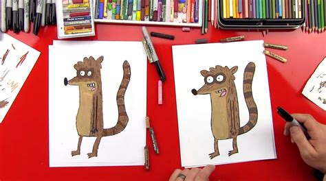 How To Draw Regular Show Rigby