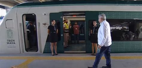 Inaugura Amlo El Primer Tramo Del Tren Maya Crónica Del Poder