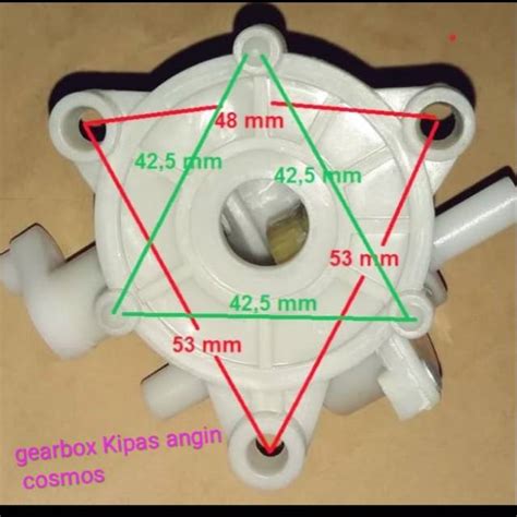 Jual Gearbox Gear Box Kipas Angin Duduk Dinding Wall Fan Cosmos Bintang