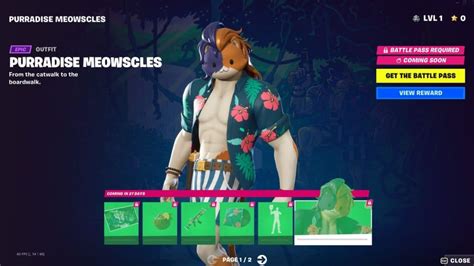 How To Unlock Purradise Meowscles In Fortnite Chapter 4 Season 3 Charlie Intel