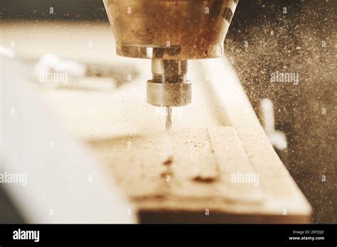 Cnc Wood Cutting Cutter Machine With Numerical Control Stock Photo Alamy