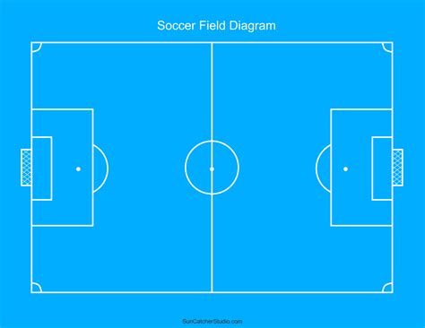 Printable Soccer Field Template | Printable Templates