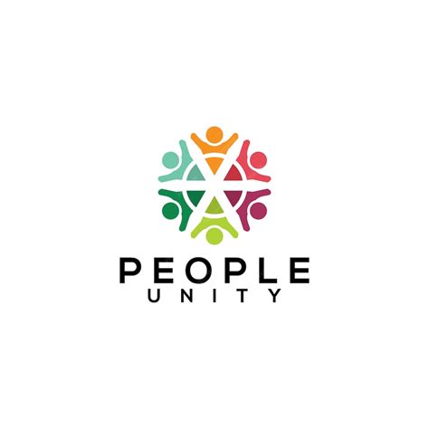 Premium Vector People Unity Logo Vector