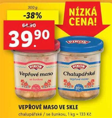 Vep Ov Maso Ve Skle G Nab Dky V Lidl