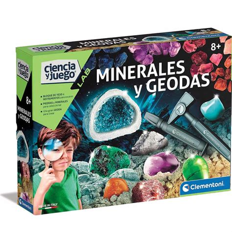 Juego Educativo Minerales Y Geodas Clementoni Hipergol