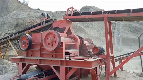 Stone Crusher Mesin Pemecah Batu Menjadi Batu Split Vlog Youtube