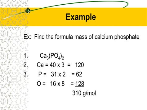 Ppt Formula Mass Powerpoint Presentation Free Download Id 6047951