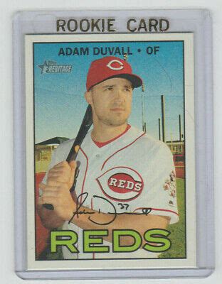 Adam Duvall Braves Topps Heritage High Number Rookie Card Sp