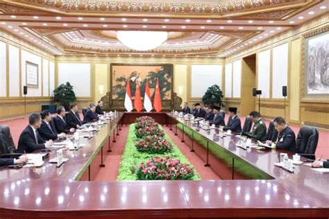 Dalam Pertemuan Dengan Presiden Xi Jinping Prabowo Subianto Bahas Penguatan Kerja Sama Dengan