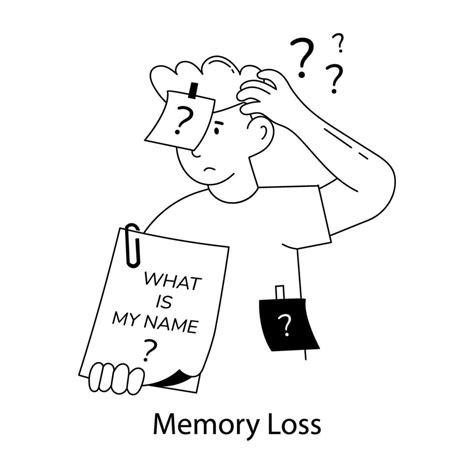 Trendy Memory Loss 46104967 Vector Art At Vecteezy