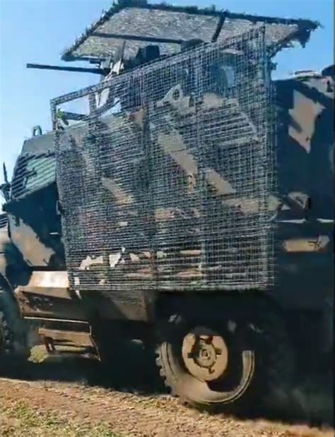 MaxxPro MRAP with added screen armor. : r/TankPorn