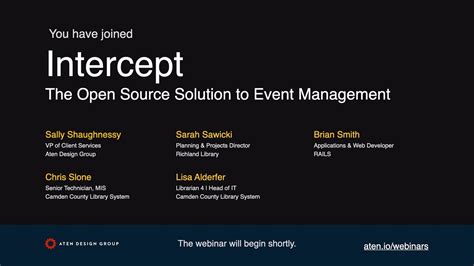 Intercept The Open Source Solution To Event Management Youtube