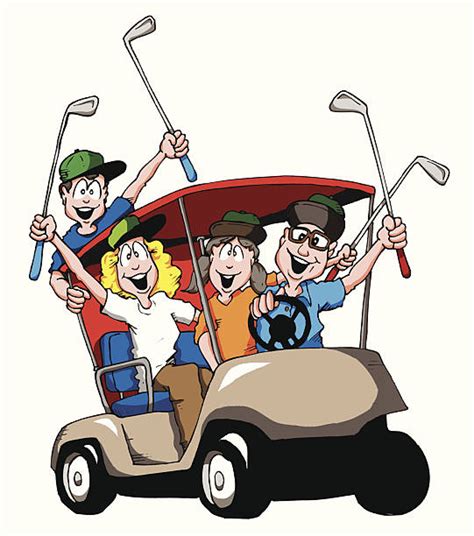 Golf Cart Cartoon Drawing | Free download on ClipArtMag