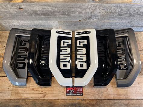 Ford Superduty Fender Emblems Custom Painted