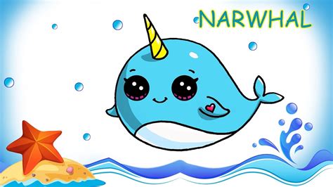 Tutorial Cách Vẽ Draw Cute Narwhal Cho Ngày Thơ Của Bạn Trở Nên đáng