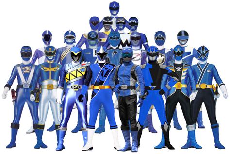 All Blue Power Rangers By Redgalaxy93 On Deviantart