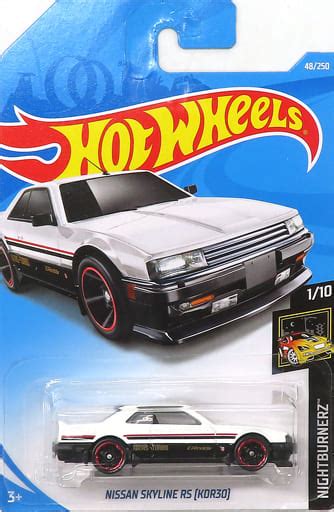駿河屋 買取1 64 NISSAN SKYLINE RS KDR30 ホワイトブラックレッド Hot Wheels NIGHTBURNERZ FYD11 ホットウィール