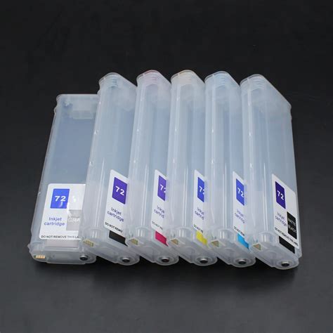 280ml For Hp 72 Refill Ink Cartridges With Arc For Hp Designjet T610 T620 T770 T790 T1100 T1300