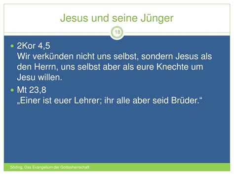 PPT Das Evangelium Der Gottesherrschaft PowerPoint Presentation Free