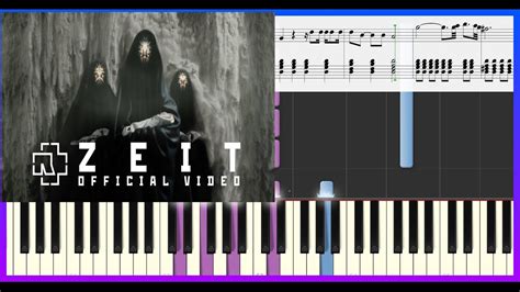 Rammstein Zeit Piano Tutorial Sheet Music Youtube