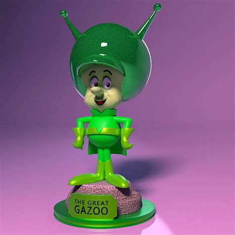 The Great Gazoo The Flintstones Show 3d Model 3d Printable Cgtrader