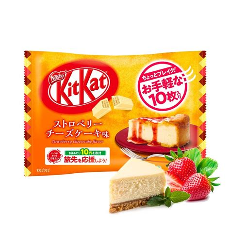 Kit Kat Strawberry Cheesecake Made in Japan - Available Only in Japan - TAKASKI.COM