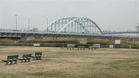 Bridge of the Week: Tokyo, Japan's Bridges: Yotsugi Bridge across the Arakawa