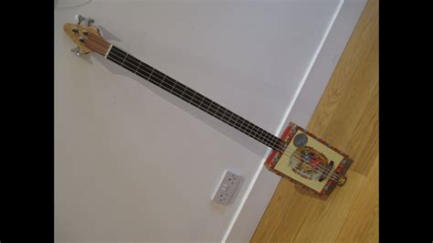 Making A Cigar Box Guitar Bass Youtube