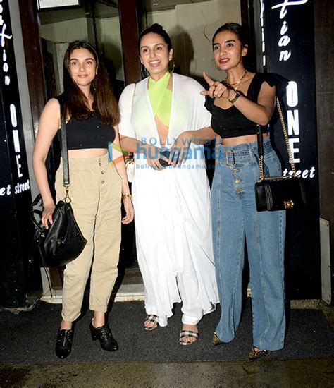 Photos Aditi Rao Hydari Huma Qureshi And Patralekha Spotted At