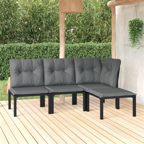 Festnight Balkon Sofa Rattan Sitzer Balkonm Bel Keiner Balkon Lounge