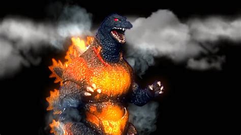 SH Monsterarts Burning Godzilla 1995 Stop Motion Animation Test YouTube