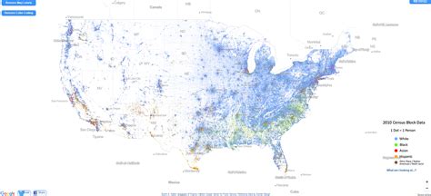 US Population Map by Race. Ever want an easy US Population map by… | by ...