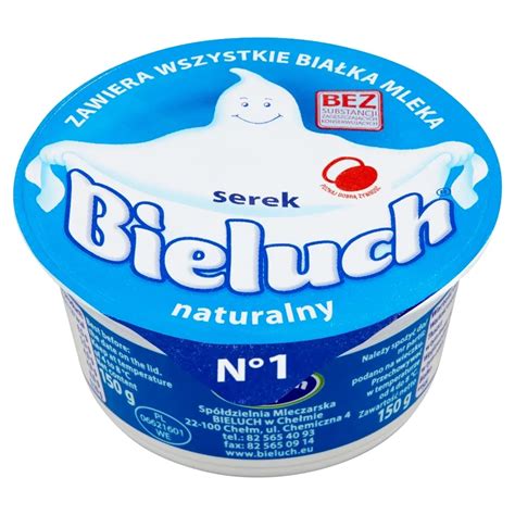 Bieluch Serek Naturalny 150 G Zakupy Online Z Dostawą Do Domu