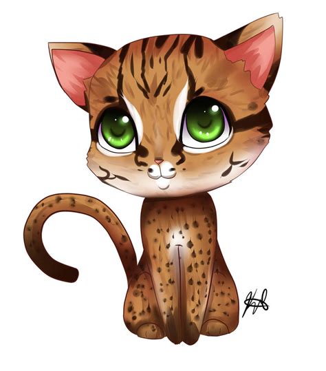 Chibi Cat Commission For Pierquisha By Happysmilegear On Deviantart