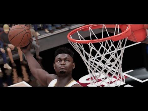 NBA 2K23 Courtside Report Gameplay Zion Williamson Dunk YouTube