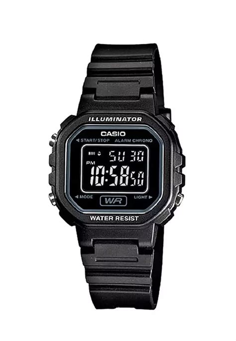 Jual CASIO Casio Digital Jam Tangan Anak Strap Karet Hitam LA20WH LA