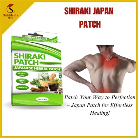 SHIRAKI Japan Patch Made In Japan 100 Original Effective Healing Knee