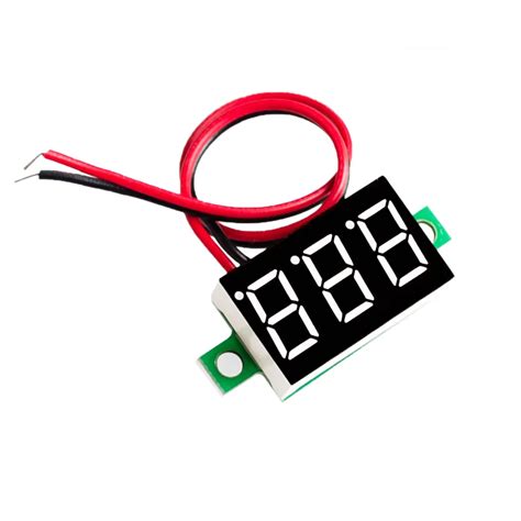 Pcs Lot Red Blue Green Second Line Precision Dc Digital Voltmeter Head