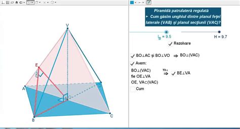 Unghi în Piramidă Patrulateră Regulată 2 Youtube