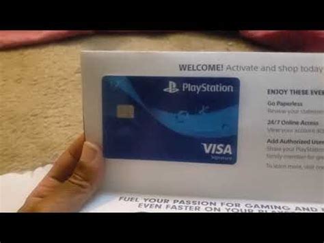 SONY PLAYSTATION VISA SIGNATURE CREDIT CARD UNBOXING 10 13 2020 YouTube